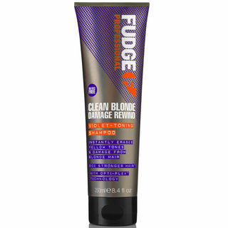 Fudge Clean Blonde Violet-Toning Damage Rewind Shampoo 250ml