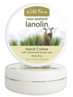 Wild Ferns Lanolin Hand Creme Pot
