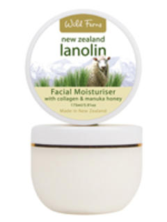 Wild Ferns Lanolin Facial Moisturiser with collagen & manuka honey