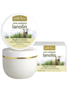 Wild Ferns Lanolin Night Creme with Royal Jelly & Ginseng